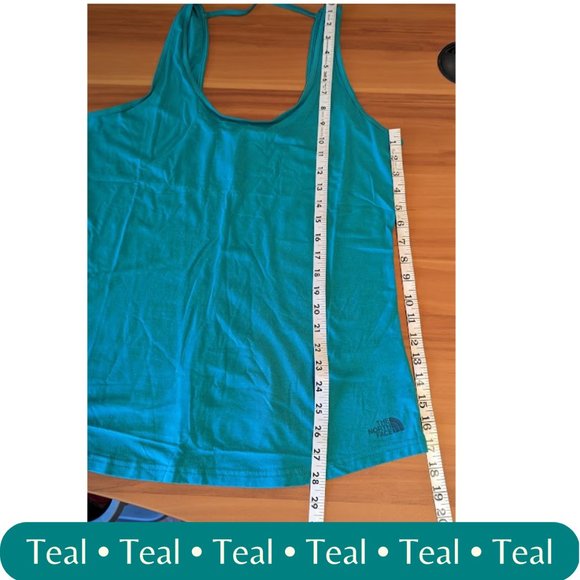 NWT • The North Face • On The Go Stretch Teal Athletic Tank Top • Size: Large - Picture 14 of 15